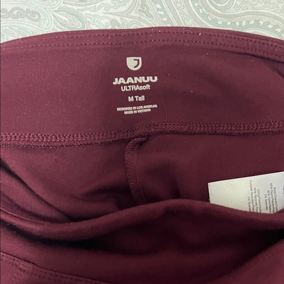 Jaanuu Women's Burgundy Boot Cut Pants - Picture 5 of 5